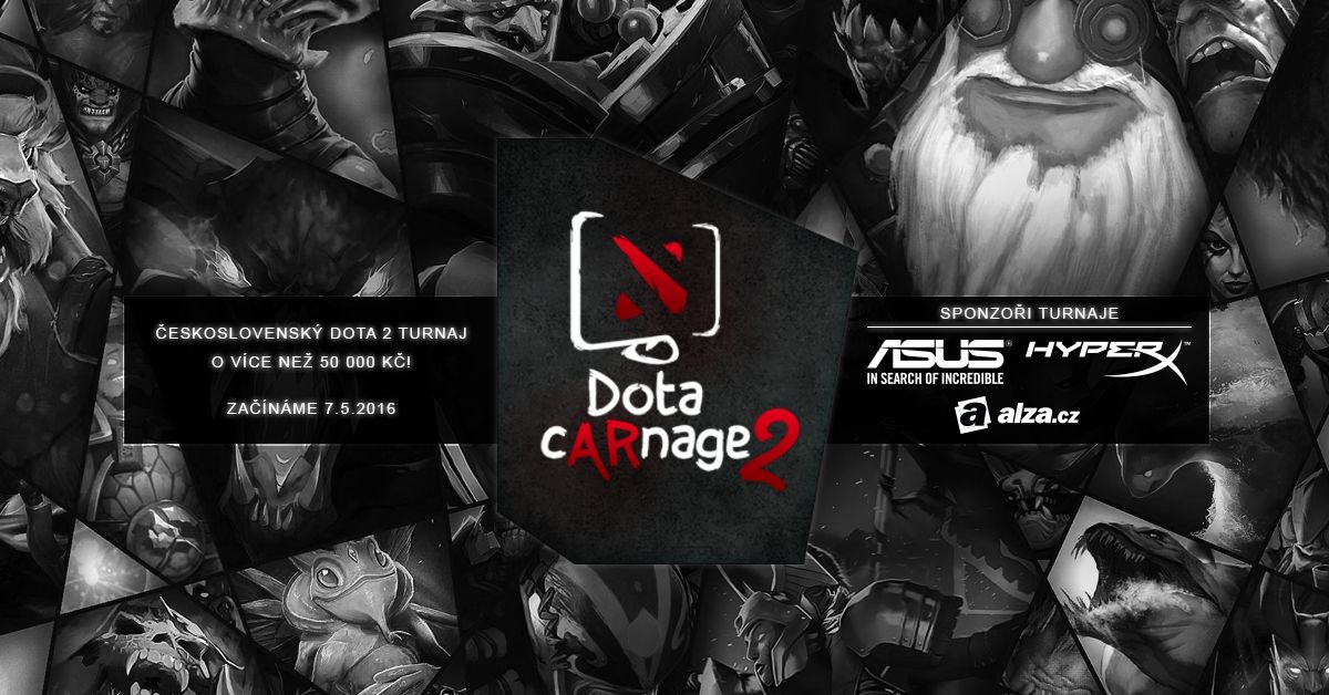 cARnage 2: Dota 2 turnaj o více než 50 000 Kč!