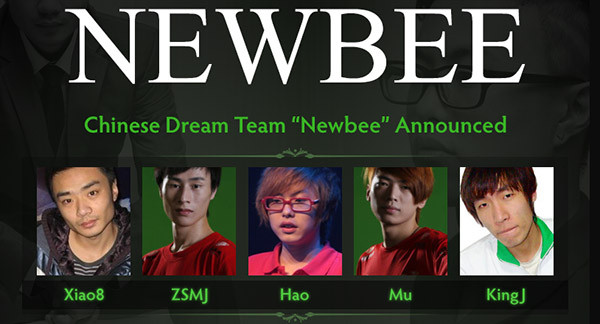 Nový čínsky tým "Newbee" pripravený dobyť scénu