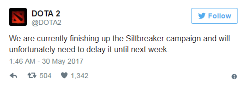 Kampaň Siltbreaker se opozdí