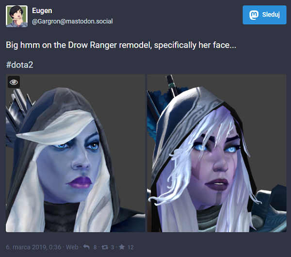 Drow Ranger remodel