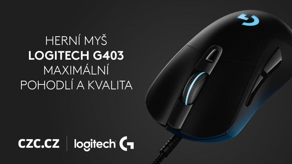 Skvělá myš Logitech G403 za bezkonkurenční cenu