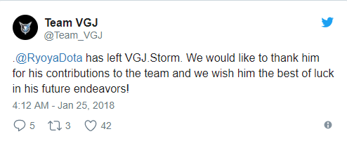 VGJ.Storm hledají pátého hráče