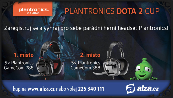 Plantronics Dota 2 Cup o headsety v ceně 17 000 Kč (detaily hlavní části)