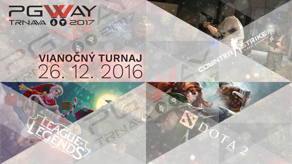 PGWAY Vianočný turnaj o 100€ - REGISTRÁCIE SPUSTENÉ