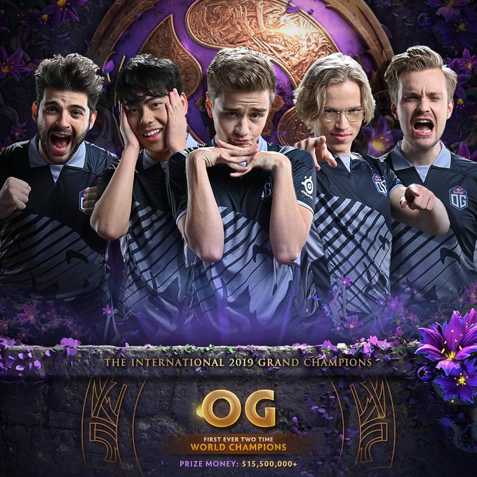 OG vyhráli The International 2019