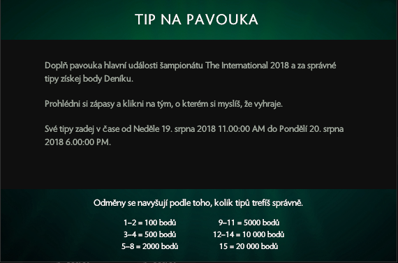 Hlavní událost The International 2018