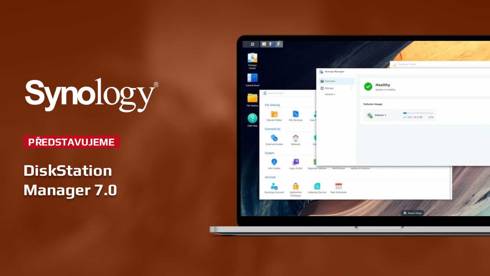 Nově spuštěný DSM 7.0 usnadní zálohování i práci s privátním úložištěm NAS od Synology