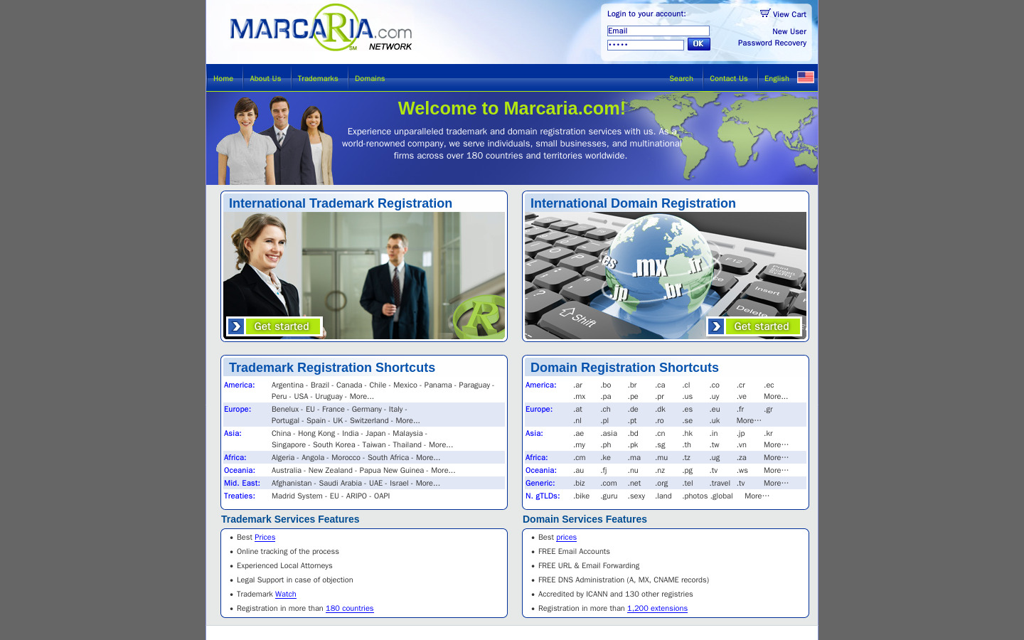 screenshot marcaria.com