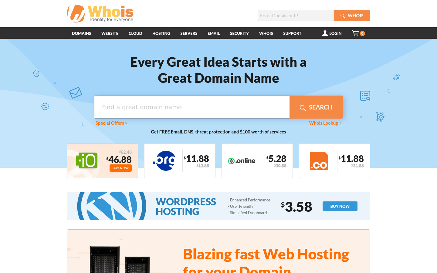 screenshot whois.com