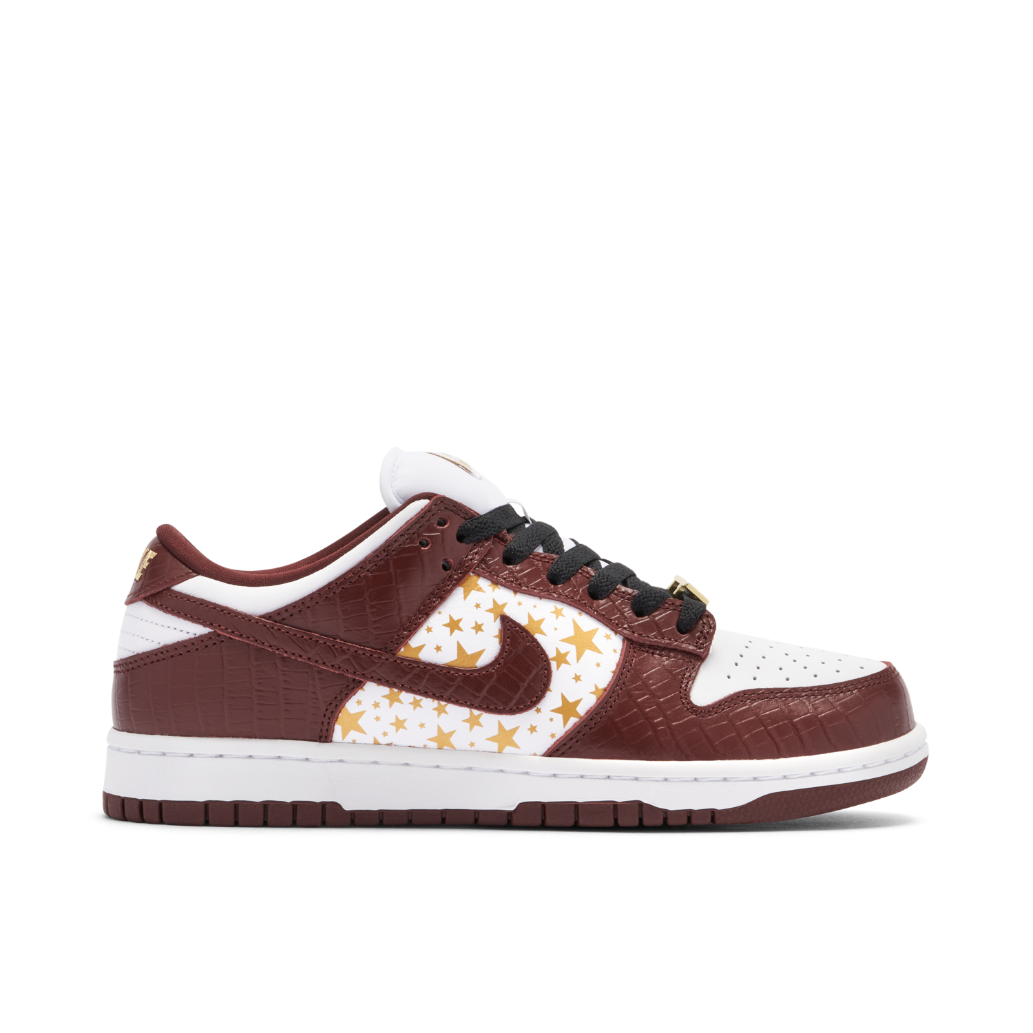 Supreme x Nike SB Dunk Low Stars Barkroot Brown