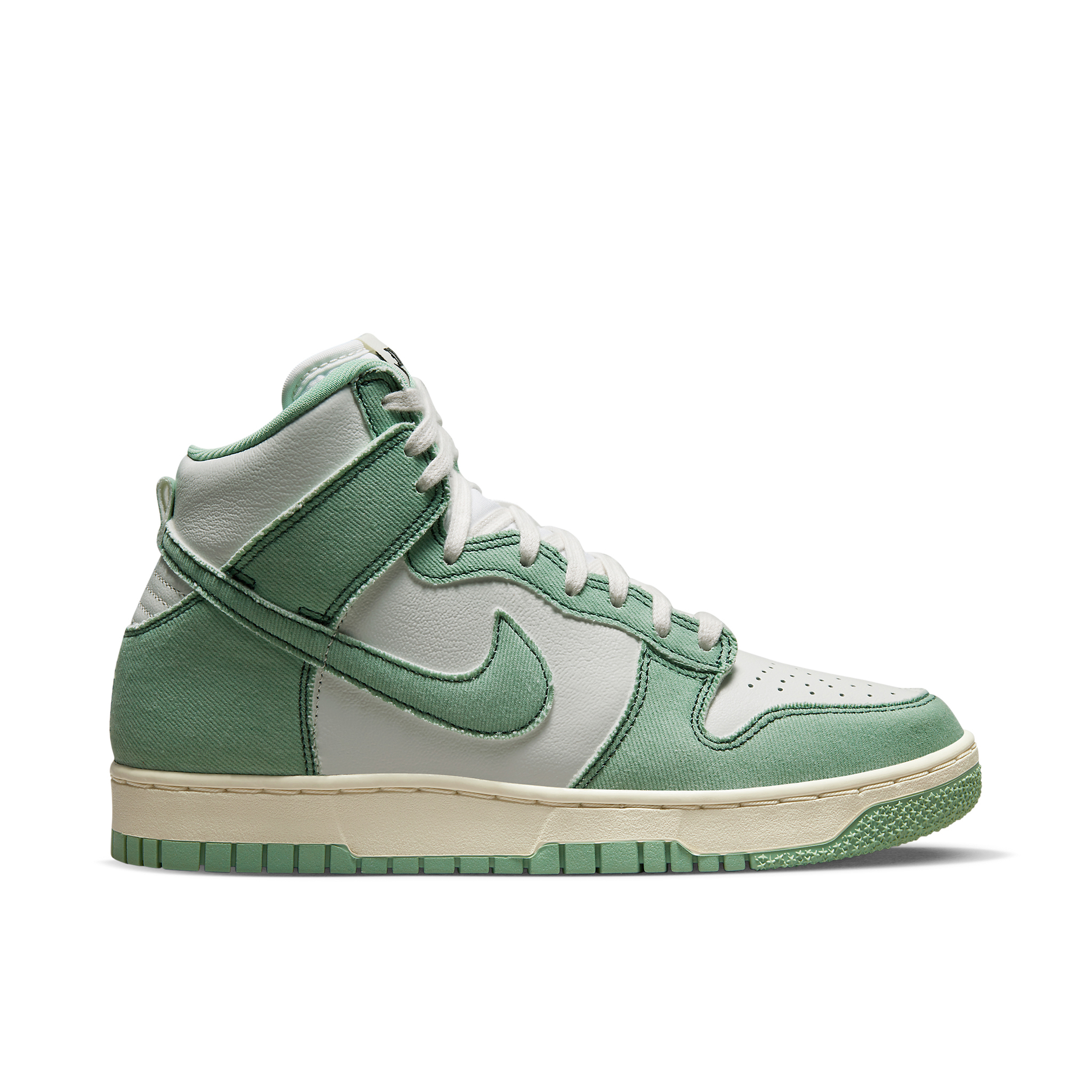 Nike Dunk High 1985 Green Denim