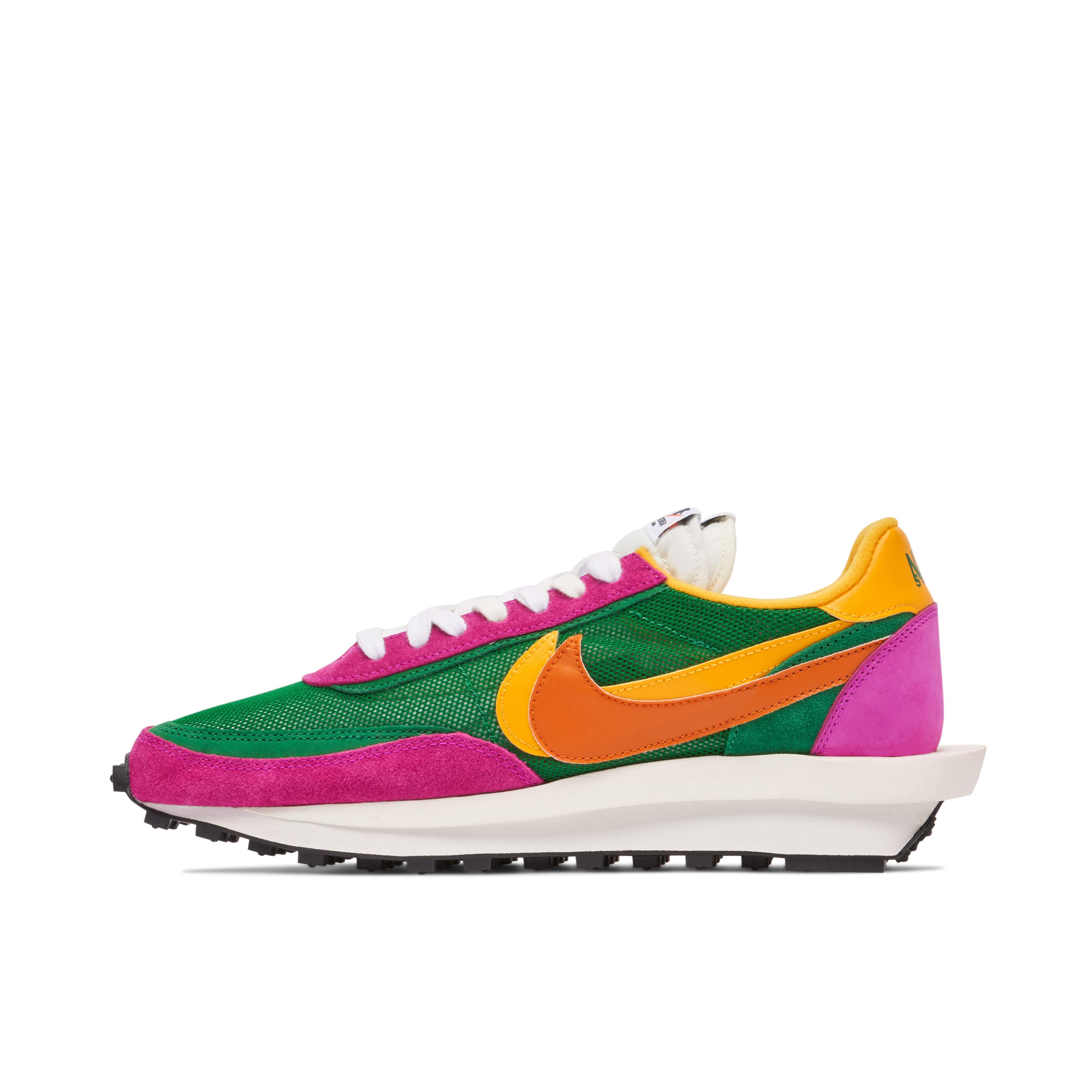 Nike LDWaffle x Sacai Green Pink
