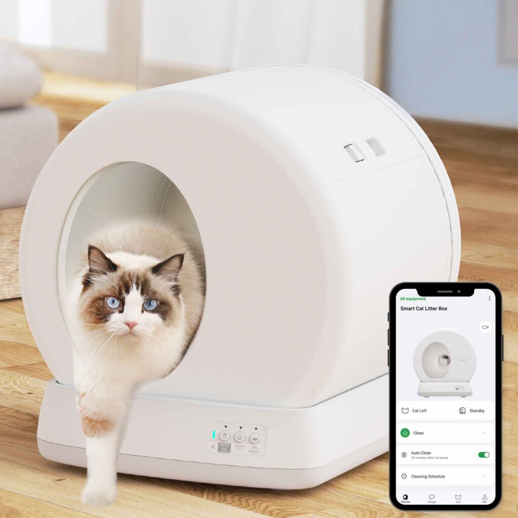 UBPET Self-Cleaning Litter Box with App & Camera