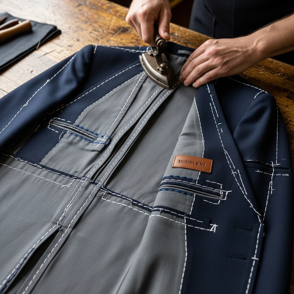 Artisan suit construction, Double VI tailoring craft