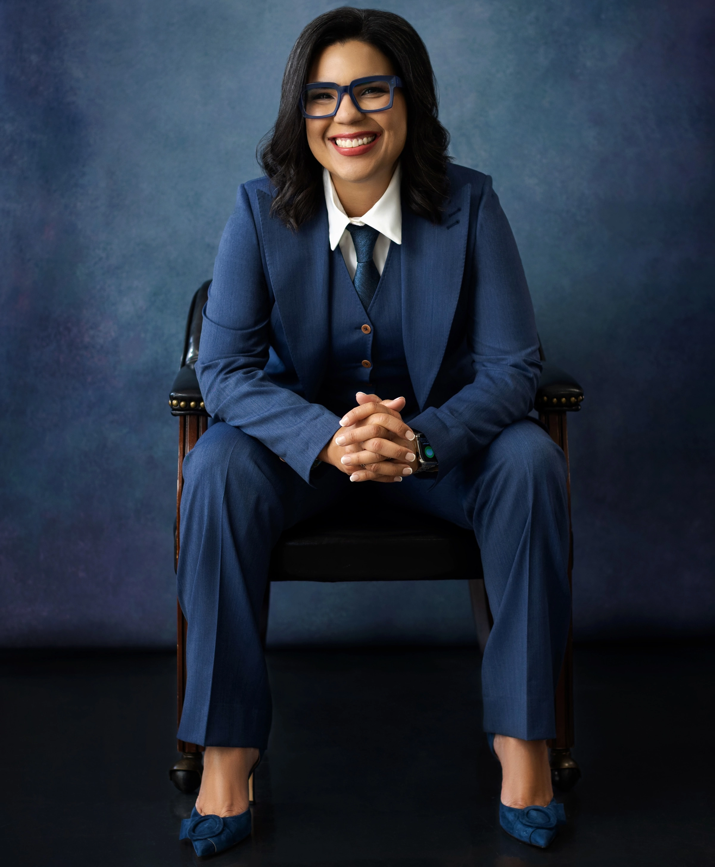 Completed Double VI tailored suit, the reveal