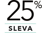 25% sleva