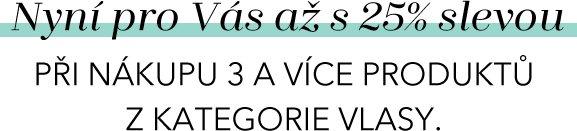 Nyní pro Vás až s 20% slevou při nákupu 2 a více produktů z kategorie VLASY.