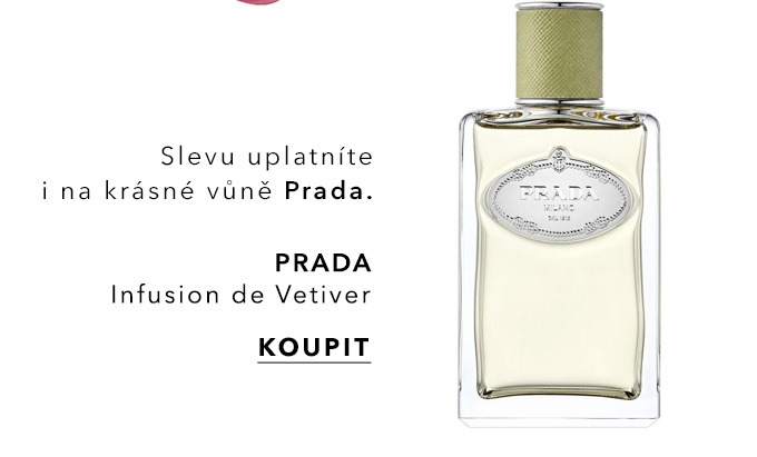 Slevu uplatníte i na krásné vůně Prada. 