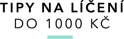 TIPY NA LÍČENÍ DO 1000 KČ