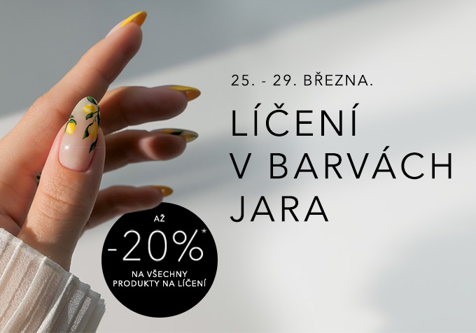 AŽ 20 % NA VŠECHNY PRODUKTY NA LÍČENÍ