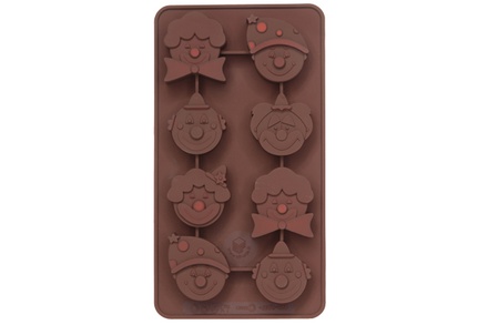 chocoflex chocoladevorm clown 8st silico ne