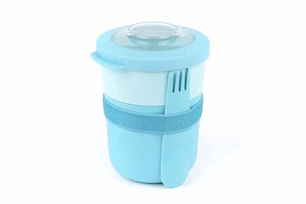 amuse morning and noon bowl blauw 150 ml - 450 ml met spork