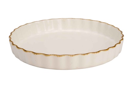 BRISBANE WHITE MOULE TARTE D27,2XH4CM 