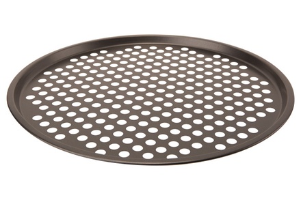 bakplaat pizza m.gaatjes d32,5x1,2cm zie 1923p