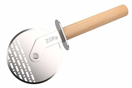 rio pizzasnijder 21x8xh2cm handvat uit beuk - mes d8cm