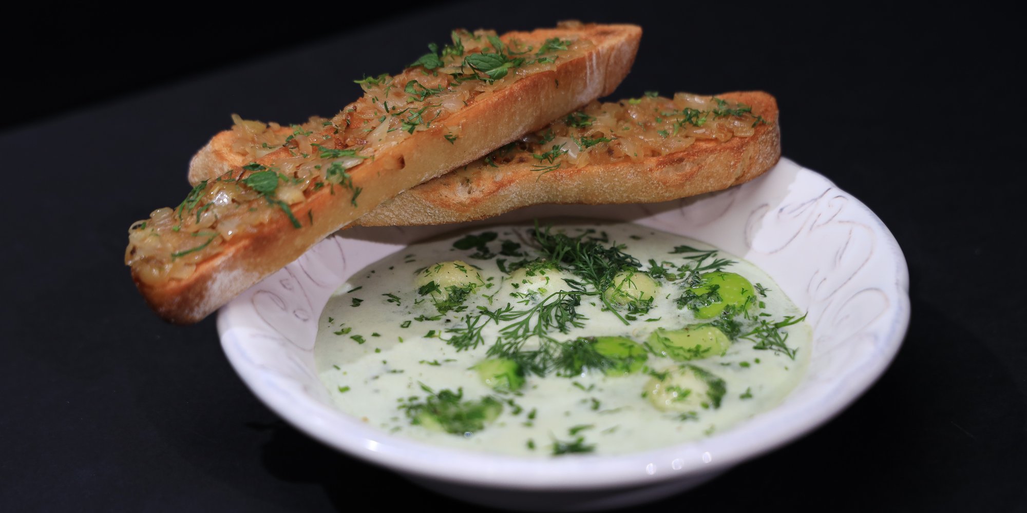 Gazpacho de concombre et de pommes