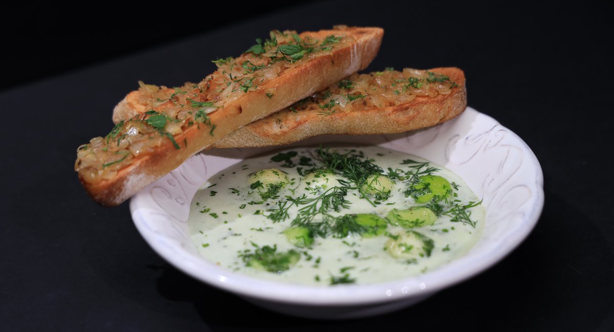 Gazpacho de concombre et de pommes