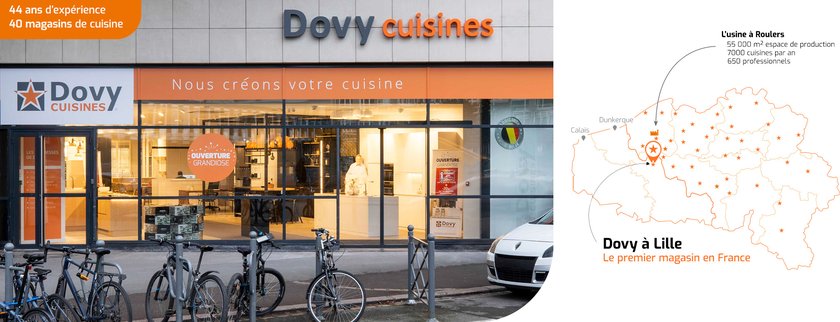 Magasin de cuisine à Lille - Cuisines Dovy