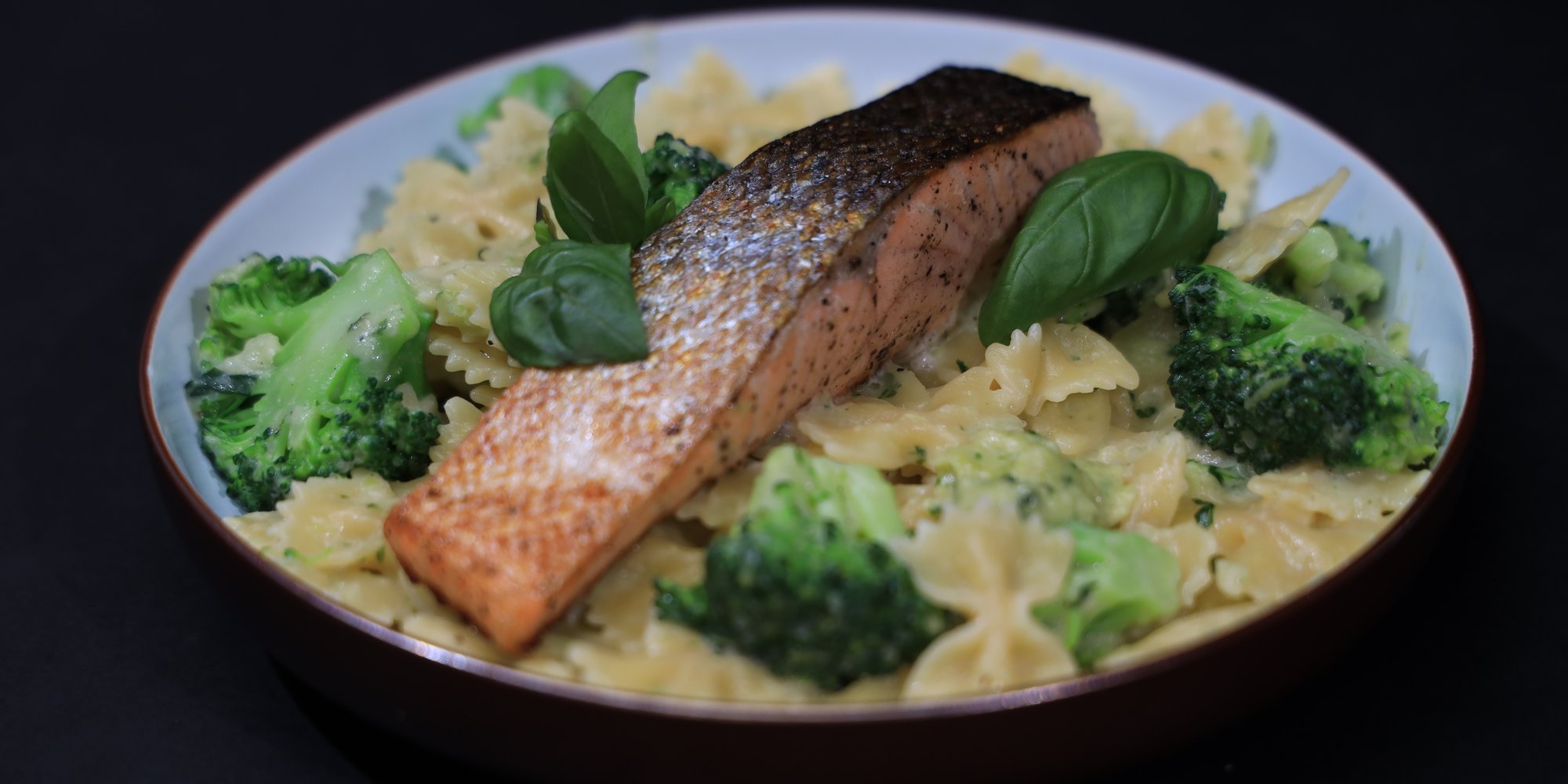 Pasta met zalm en broccoli