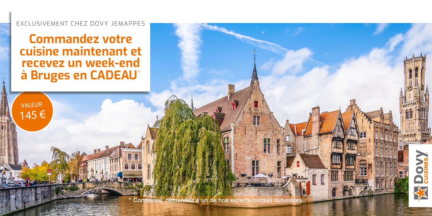 Séjour gratuit Bruges - action régionale Dovy Jemappes