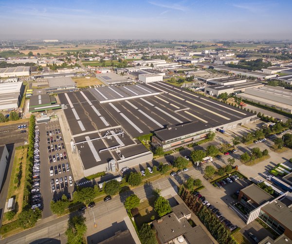 Luchtfoto fabriek Roeselare