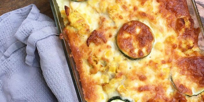 Ovenschotel van pastinaak, courgette en kip