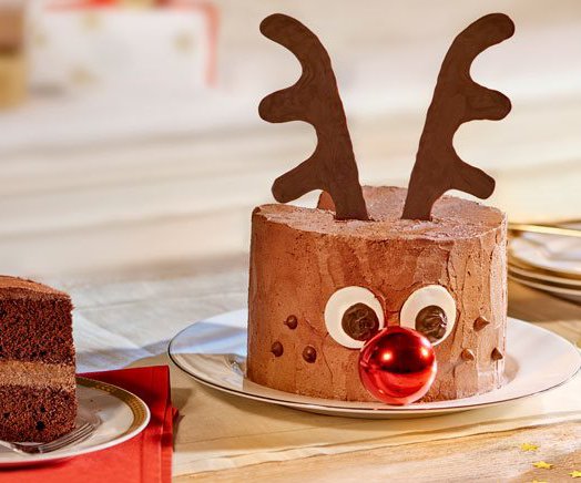 Gâteau au chocolat Rudolph le renne Gâteau au chocolat Rudolph le renne