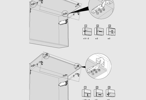 Portes relevables pliantes