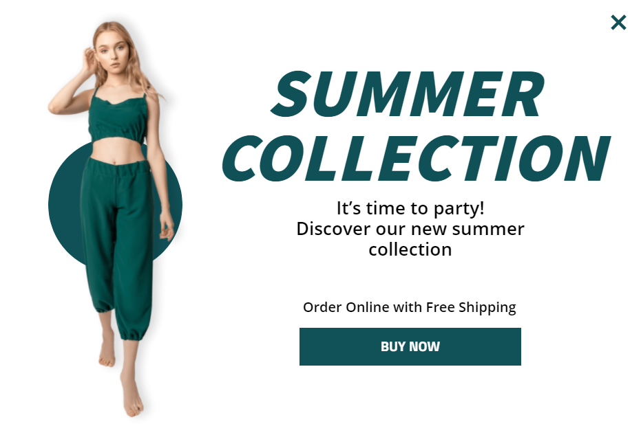 Free Creative Summer Collection for promoting sales and deals on your website