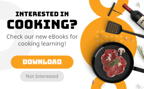 Free Cooking eBook popup