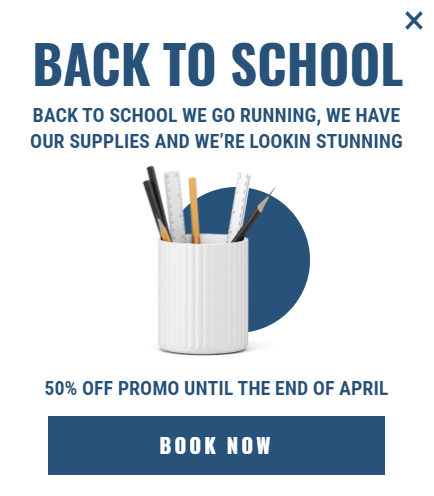 Free Creative School Courses for promoting sales and deals on your website