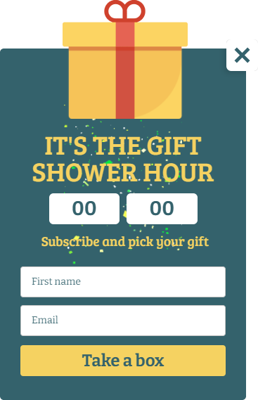 Free Gift Hour countdown