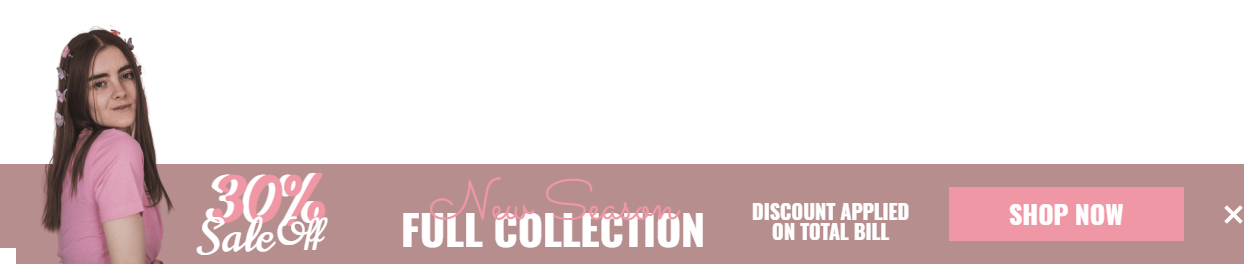Free Full collection promotion popup