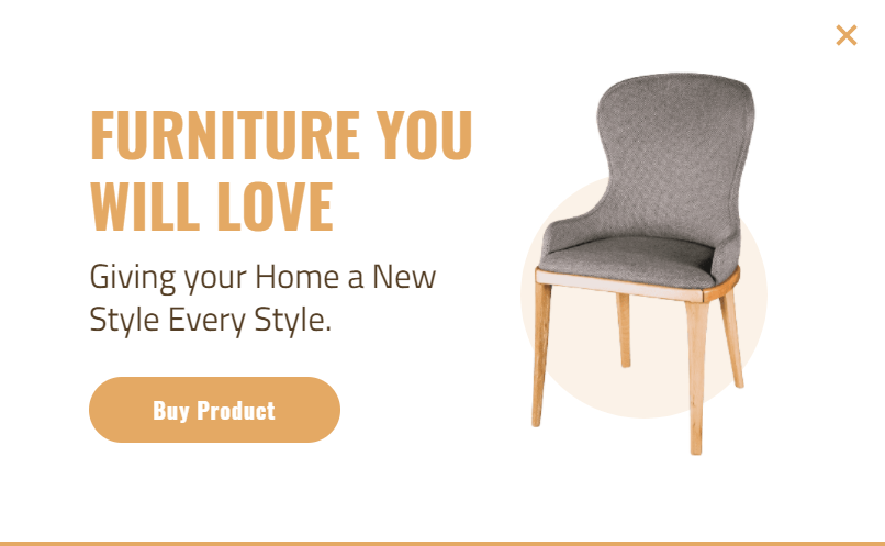 Free Furniture Style for promoting sales and deals on your website