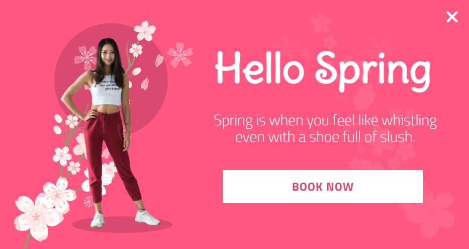 Free Creative Spring Fashion for promoting sales and deals on your website