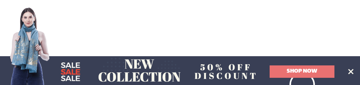 Free New collection sale promotion popup