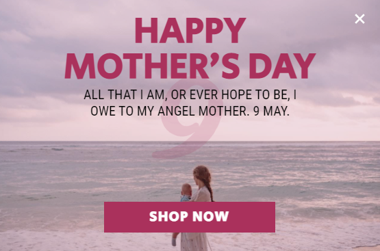 Free Creative Mother's Day for promoting sales and deals on your website