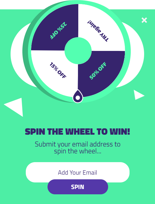 Free Lucky Spinner Promotion Builder