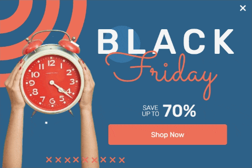 Free Black Friday clock