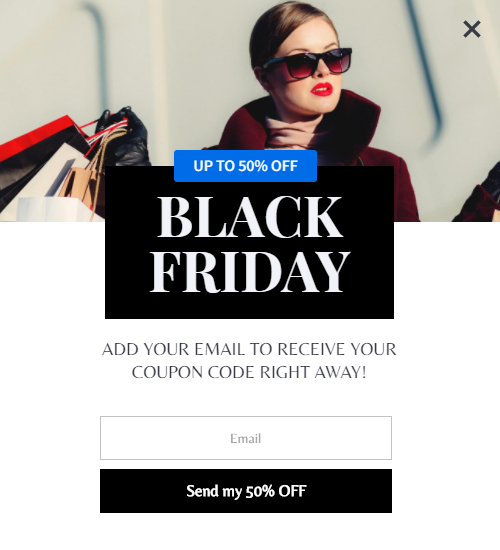 Free Black Friday classic shopping sale box